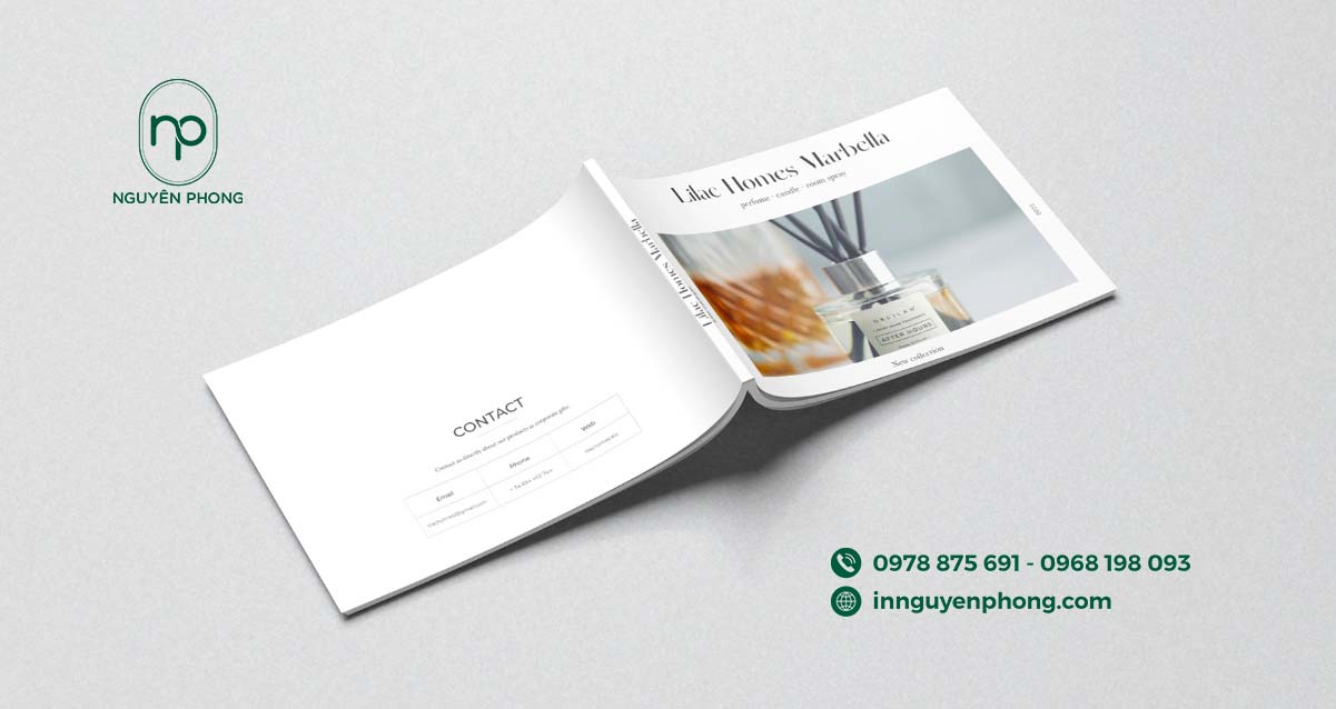 Mẫu catalogue mỹ phẩm phong cách đơn giản